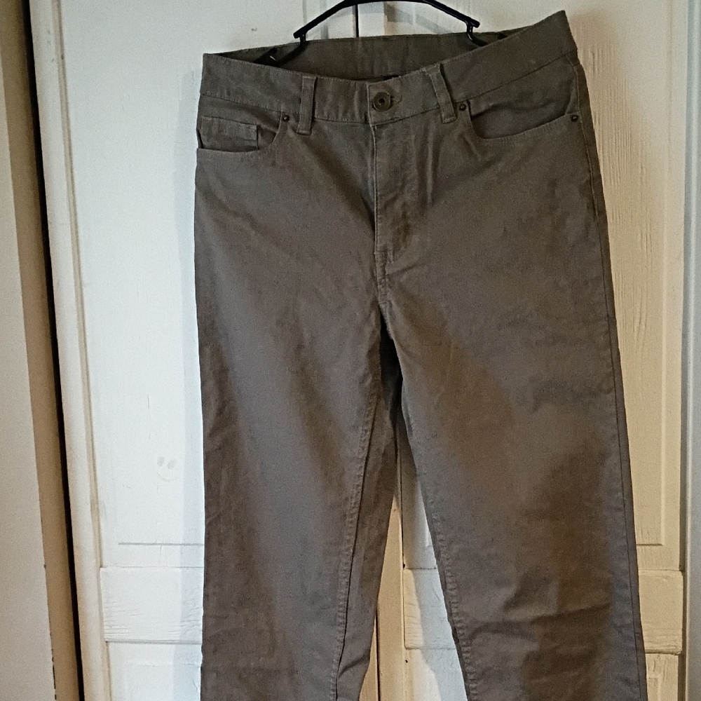 George Men's Straight Jeans — Olive Brown Size 29x30.